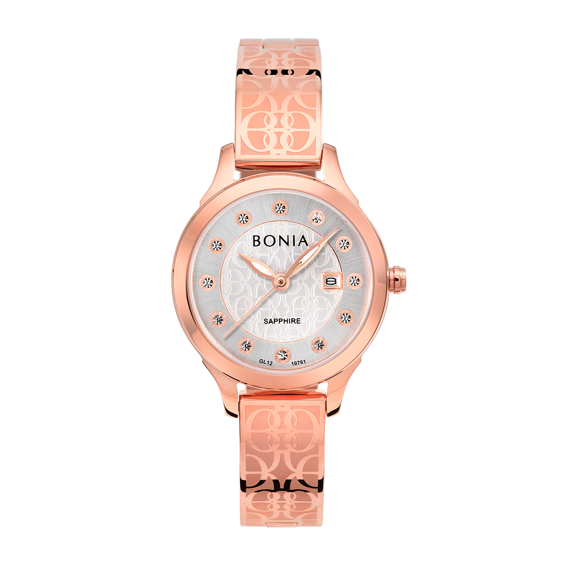 Bonia watch rose online gold